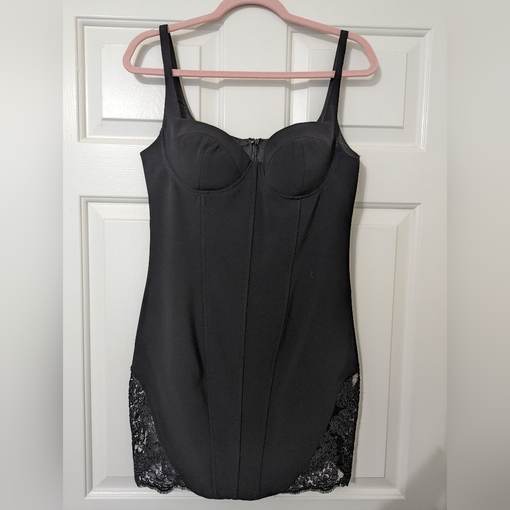 Nasty Gal Black Cocktail Dress. Size 8.